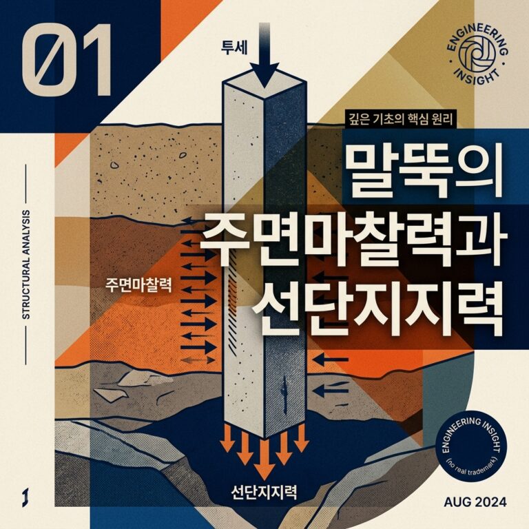 ai thumbnail poster 말뚝의 주면마찰력과 선단지지력 1786734796