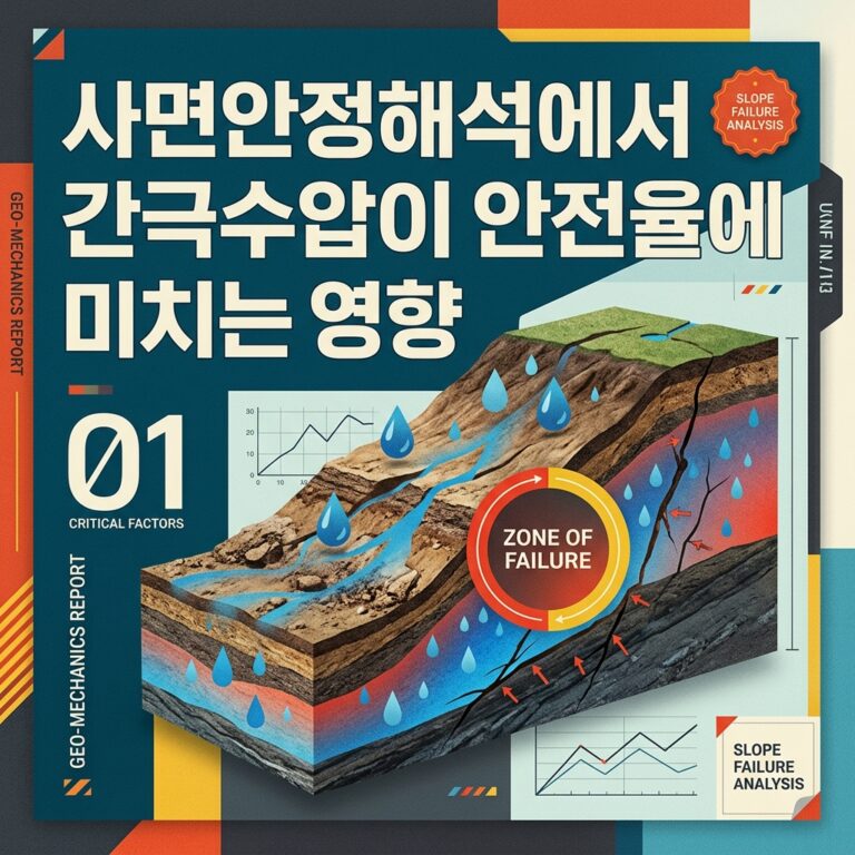 ai thumbnail poster 사면안정해석에서 간극수압이 안전율에 미치는 영향 1787586506
