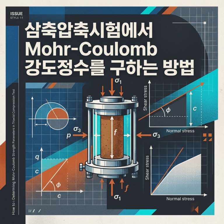 ai thumbnail poster 삼축압축시험에서 Mohr Coulomb 강도정수를 구하는 방법 1786733670