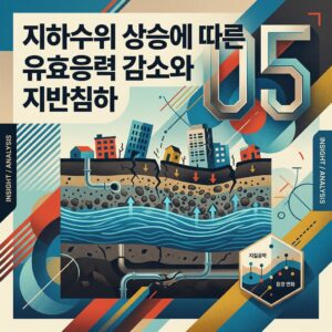 ai thumbnail poster 지하수위 상승에 따른 유효응력 감소와 지반침하 1787586613