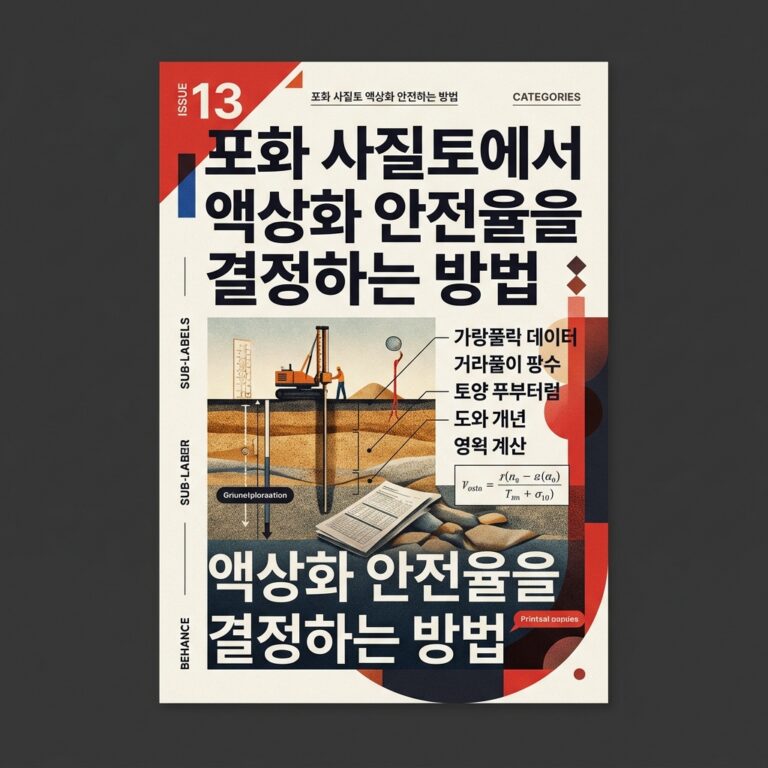ai thumbnail poster 포화 사질토에서 액상화 안전율을 결정하는 방법 1787586338